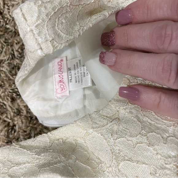 Youngland Girls tulle and gold dress size 3t - Picture 7 of 11